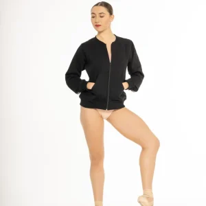 Veste de danse MONA Artiligne – Zippée, molleton gratté, détails résille