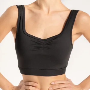 Brassière BREE PRO Dansez-Vous? – Devant cœur, encolure froncée, bandes élastiques