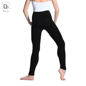Legging MANOA Dansez-Vous? – Legging unisexe noir en viscose, confortable et solide